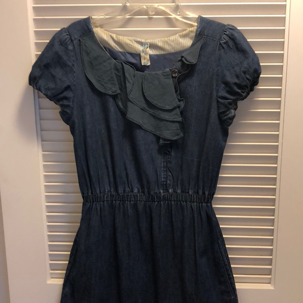 Denim dress from Anthropologie size 4/xs